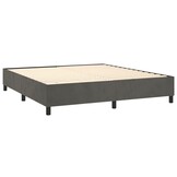 VidaXL Bedframe 180x200cm Fluweel Donkergrijs - Nu 35% Korting!