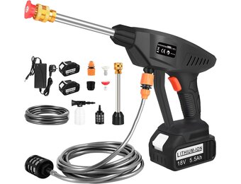 ASUNCELL Accu-drukreiniger: Draadloos, Krachtig met 2 Accu's - 30% Korting!