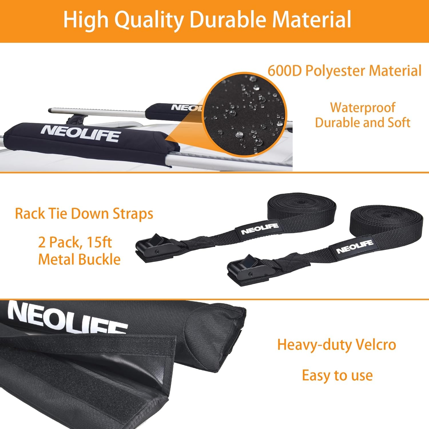 Zachte dakdragers & 4,5m spanbanden - 30% korting