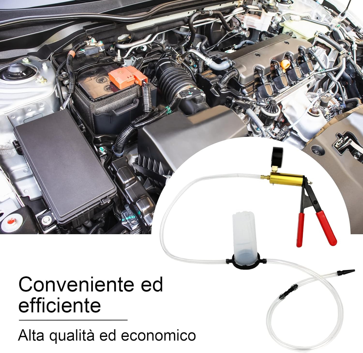 Remontluchtingskit met Vacuümpomp & Druktester - 30% Korting