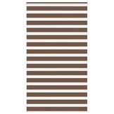 vidaXL Zebra rolgordijn 120x200 cm - Bruin (35% Korting)