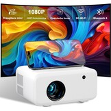 Mini Projector Visulapex V3 PRO - 12000 Lumen, FHD 1080P, 5G WiFi - Nu 30% Korting!