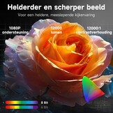 Mini Projector Visulapex V3 PRO - 12000 Lumen, FHD 1080P, 5G WiFi - Nu 30% Korting!