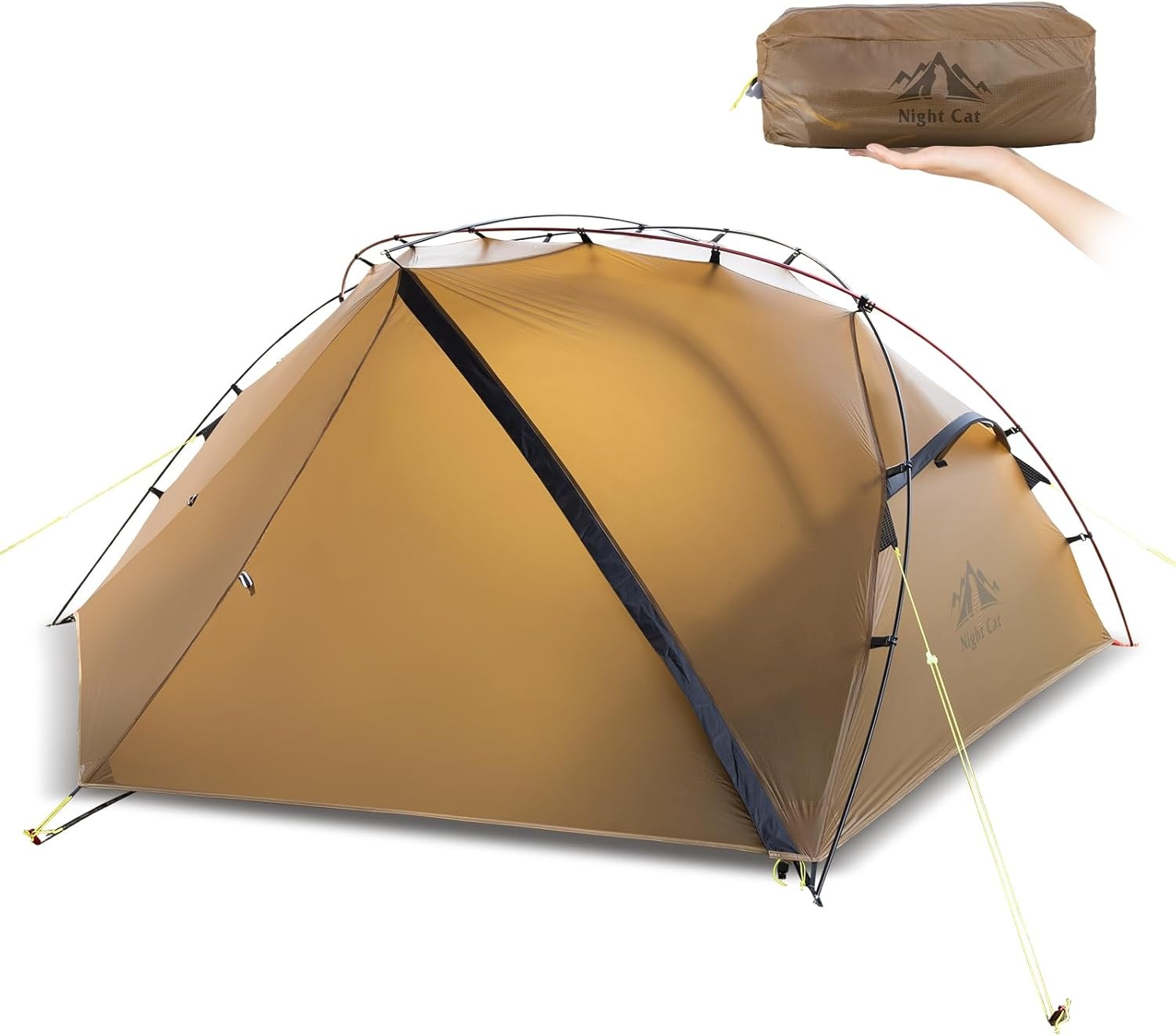 Night Cat 2-Persoons Tent | Waterdicht & Lichtgewicht | 30% Korting
