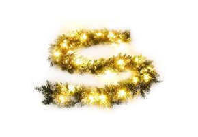 vidaXL Kerstslinger met LED - 2,7m Groen - Nu 35% Korting!