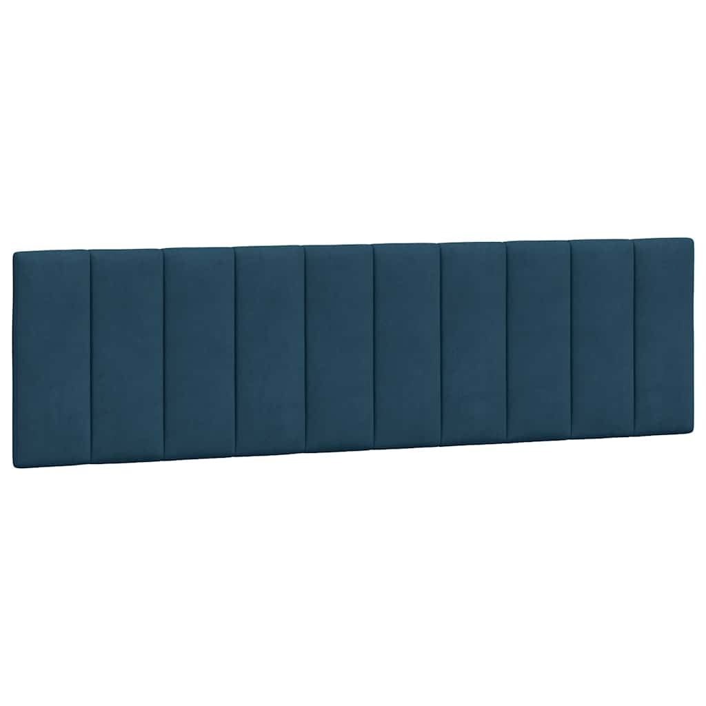 vidaXL Hanko Hoofdbordkussen 180cm Blauw Fluweel - 30% Korting!