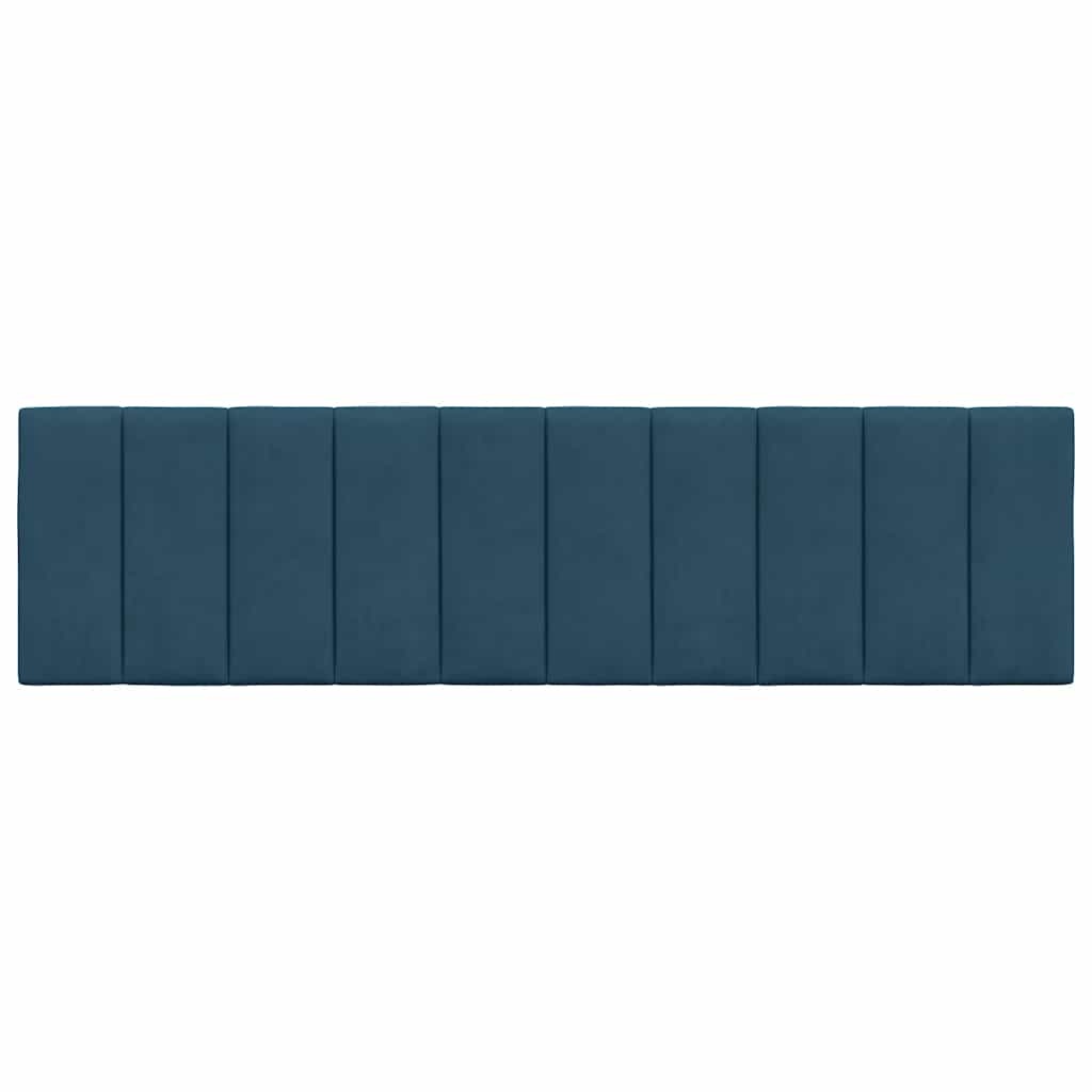vidaXL Hanko Hoofdbordkussen 180cm Blauw Fluweel - 30% Korting!