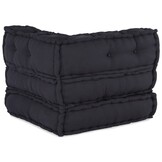 vidaXL Poef modulair 70x70x54 stof antracietkleurig