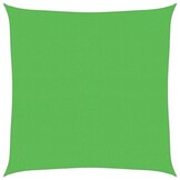 vidaXL Zonnezeil 4x4m HDPE Lichtgroen - 57% Korting!