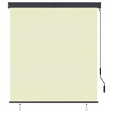 vidaXL Rolgordijn voor buiten 140x250 cm crème
