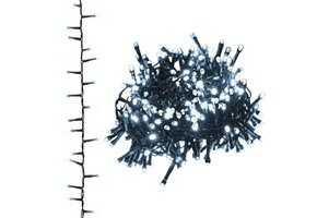 vidaXL Lichtslinger compact met 3000 LED's koudwit 65 m PVC