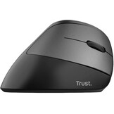 Trust Bayo Rechargeable Vertical Mouse, Sustainable Ergonomic Mouse, Reduces Arm and Wrist Strain, RF 2.4GHz, 800-4200 DPI, 6 Buttons, RGB Wireless Mouse for Windows, PC, Laptop, Mac - Black