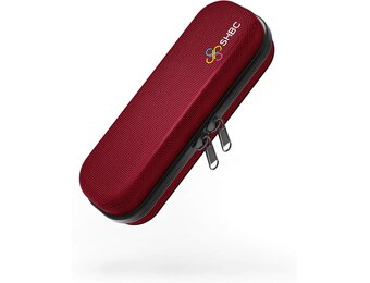 SHBC Compact Insuline Coolers Case voor Diabetici dragen, werken, enz. Goed georganiseerd voor het isoleren van medicatie koeling, één ijszak, Mae Red