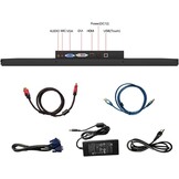 GreenTouch 15 Inch Open-Frame Touchscreen LCD-Monitor - Capacitieve Pcap - 1024x768-5:4 - Zwart