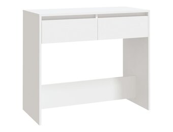 vidaXL Wandtafel 89x41x76,5 cm bewerkt hout wit