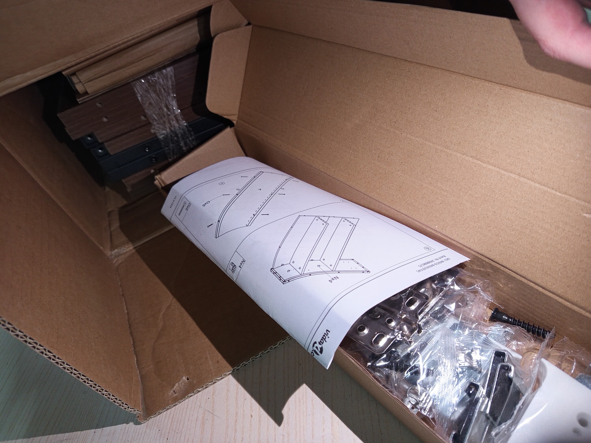 vidaXL Badkamerspiegelkast 65x20x60 cm bewerkt hout bruin eikenkleurig