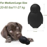 Pinguïn kauwspeelgoed voor honden, hondenspeelgoed, vulbaar, lekkernijen, kauwspeelgoed, natuurlijk rubber, interactief puzzelspel, hondenspeelgoed voor kleine, middelgrote honden, plezier om te jagen