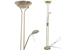 vidaXL Vloerlamp LED Dimb. 23W - 35% Korting!