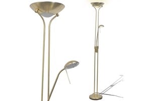 vidaXL Vloerlamp LED dimbaar 23 W