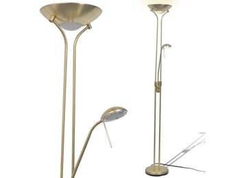 vidaXL Vloerlamp LED dimbaar 23 W