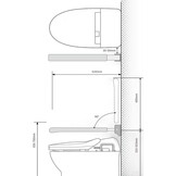 Wandsteungreep, klapgreep, leer, handgreep, inklapbaar, opstahulp, toilet, steunhulp, ondersteunt 150 kg, lengte greep: 62 cm, antislip, wandmontage, steunhandgreep voor senioren, gehandicapten