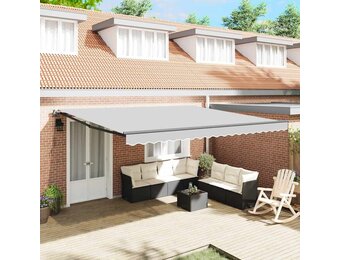 Markies Handmatig Antraciet 4 × 3,5 m Metaal - 42% Korting!