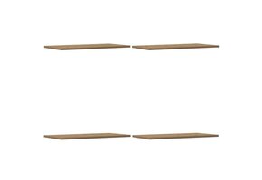 vidaXL Wandschappen 4 st. 60x30 cm | Artisanaal Eiken | -42%