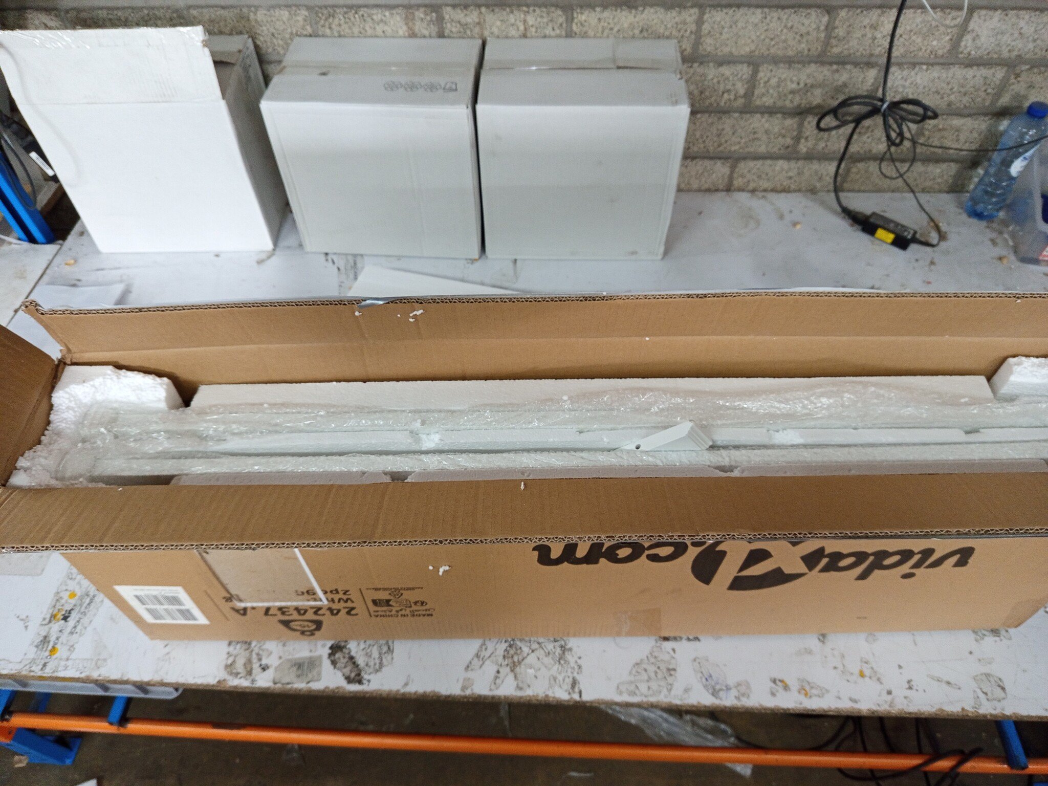 vidaXL Kapstokken wit 2 st