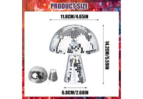 Muziek Paddenstoel Disco Bal Decoratie - 30% Korting!