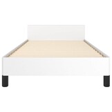 vidaXL Bedframe met hoofdeinde zonder matras 80x200 cm wit