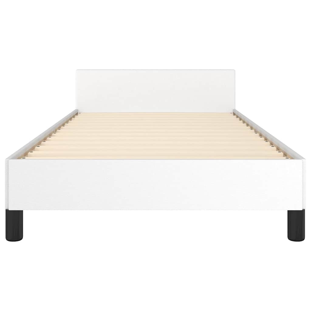 vidaXL Bedframe met hoofdeinde zonder matras 80x200 cm wit
