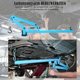 Draagarmhefboom gereedschap | met ketting | universele ashendel montagehendel veerpoot asbeen hefboom wiellager hefboom chassis