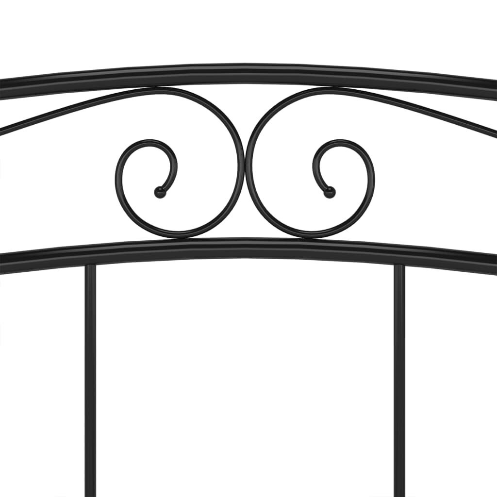 vidaXL Bedframe Metaal Zwart 160x200 cm - 47% Korting!