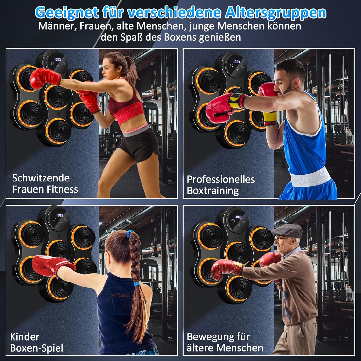 Muziek Boksmachine - 30% Korting! Perfect voor Thuis Training