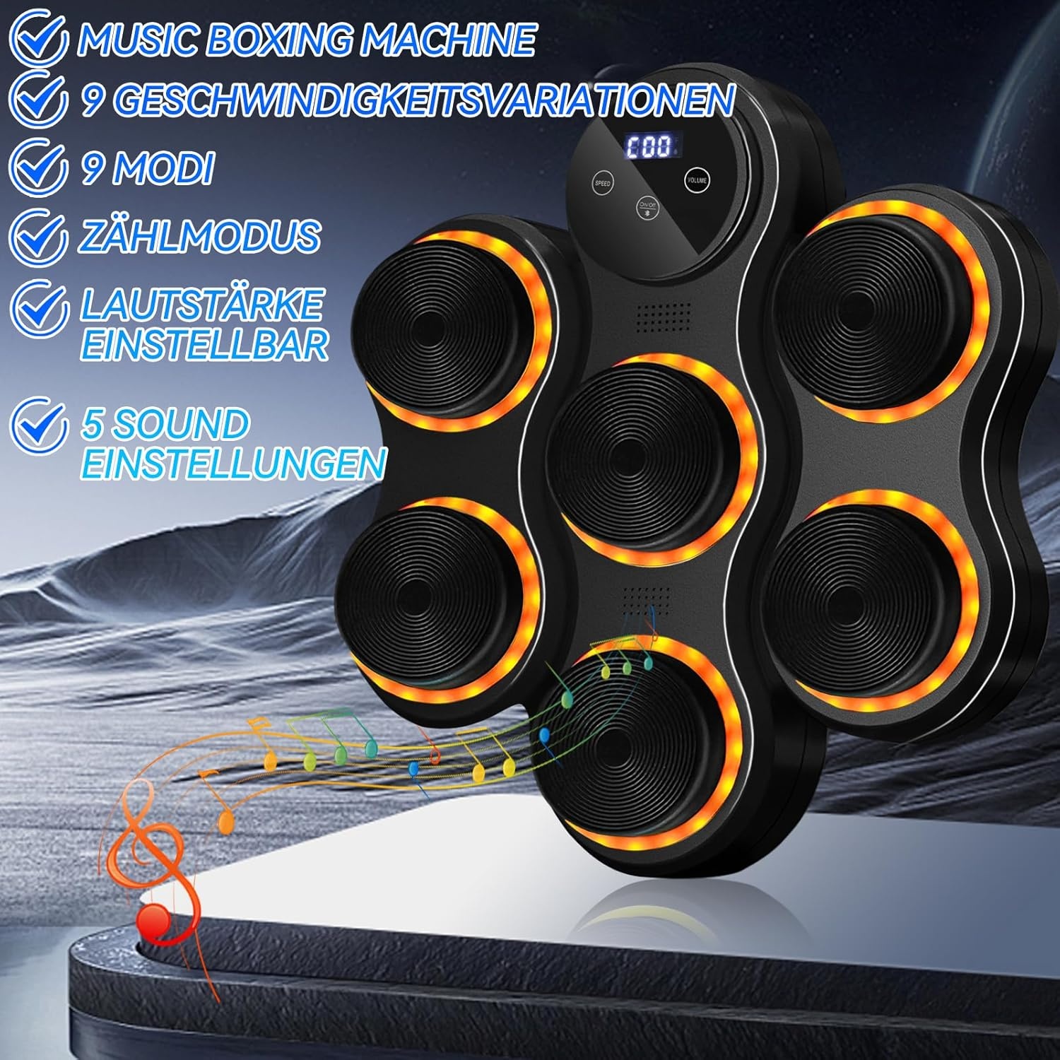 Muziek Boksmachine - 30% Korting! Perfect voor Thuis Training