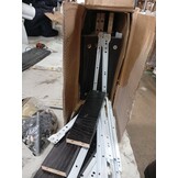 vidaXL Bedlades Zwart Eiken - 55% Korting