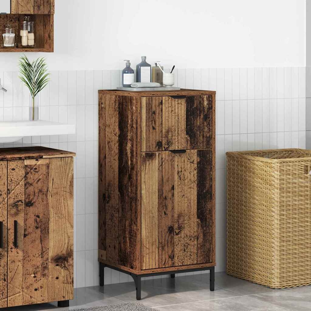 VidaXL Badkamer Kast Oud Hout - 35% Korting!