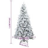 VidaXL Kerstboom Wit 210cm - 35% Korting!