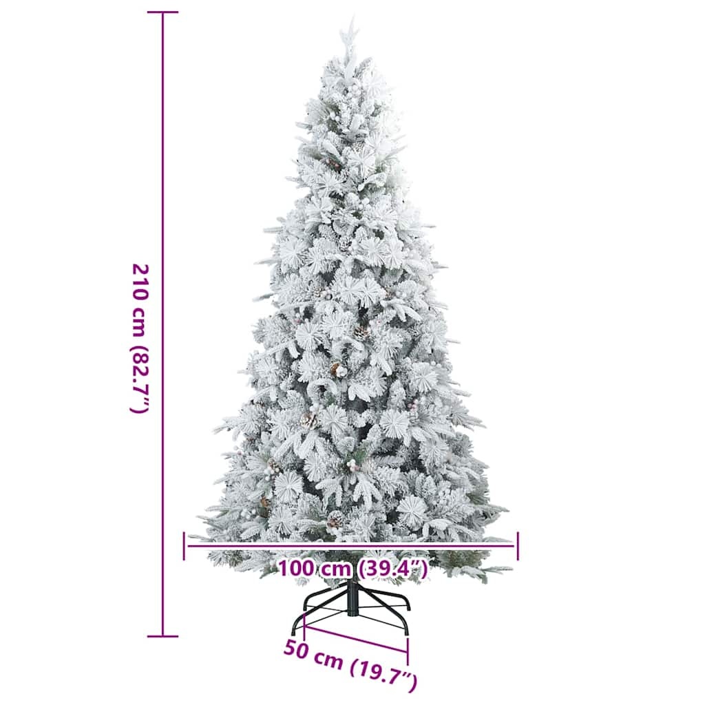 VidaXL Kerstboom Wit 210cm - 35% Korting!