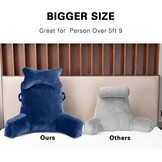 SLIGUY Leeskussen: Extra Groot Blauw - 30% Korting!