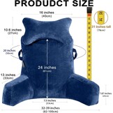 SLIGUY Leeskussen: Extra Groot Blauw - 30% Korting!