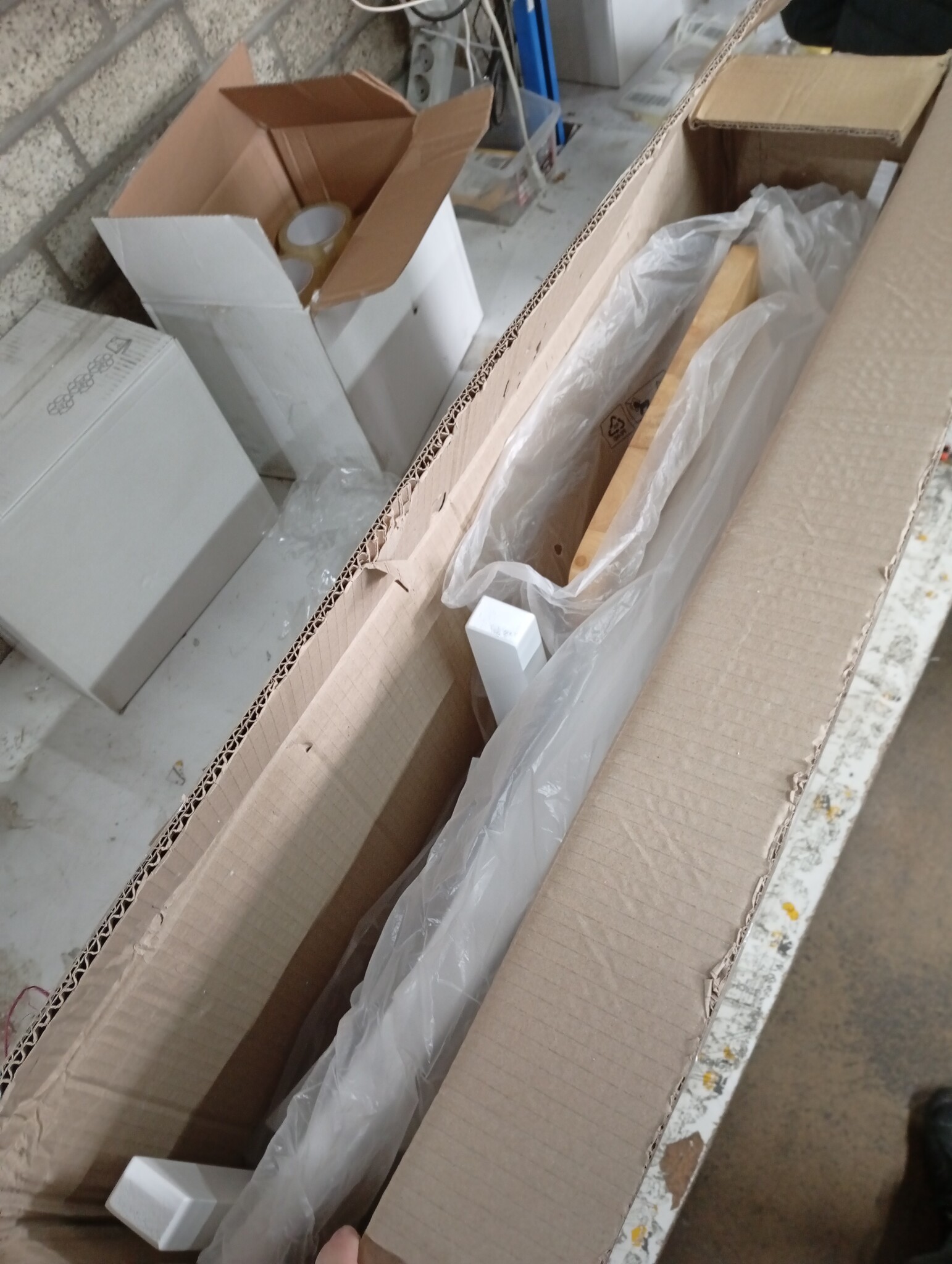 vidaXL Eetkamerstoelen 2 st. Massief Rubberwood Wit - 60% Korting