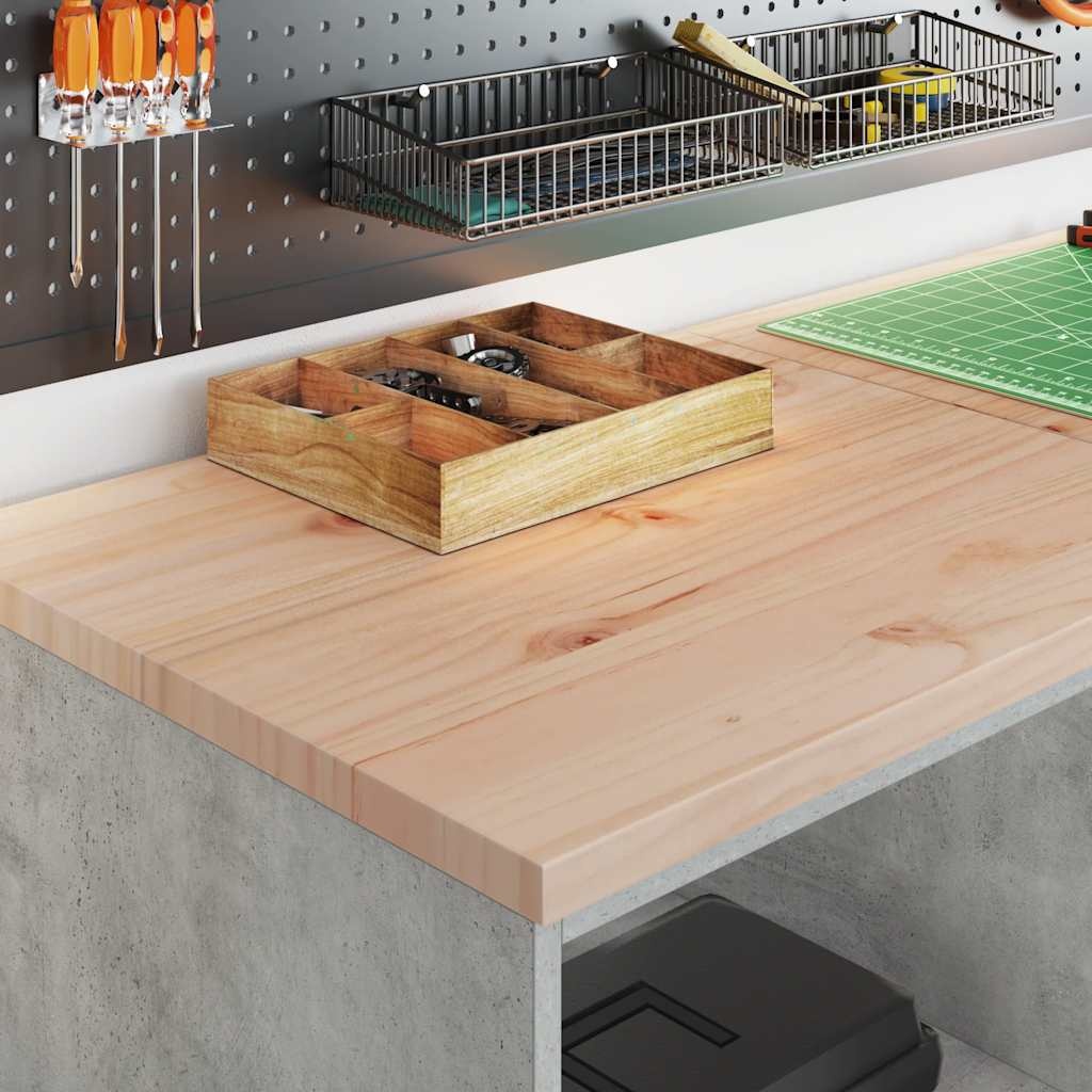 vidaXL Garagekast Massief Grenenhout - 60x51x85 cm - Betongrijs - Nu met 35% Korting!