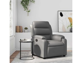vidaXL Fauteuil Kunstleer Grijs - 35% Korting!