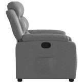 vidaXL Fauteuil Kunstleer Grijs - 35% Korting!