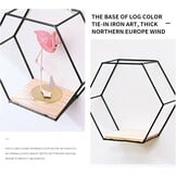 Set van 3 Zwarte Hexagon Wandrekken - 30% Korting!