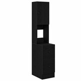 vidaXL Keukenkast Zwart Eiken (60% Korting)