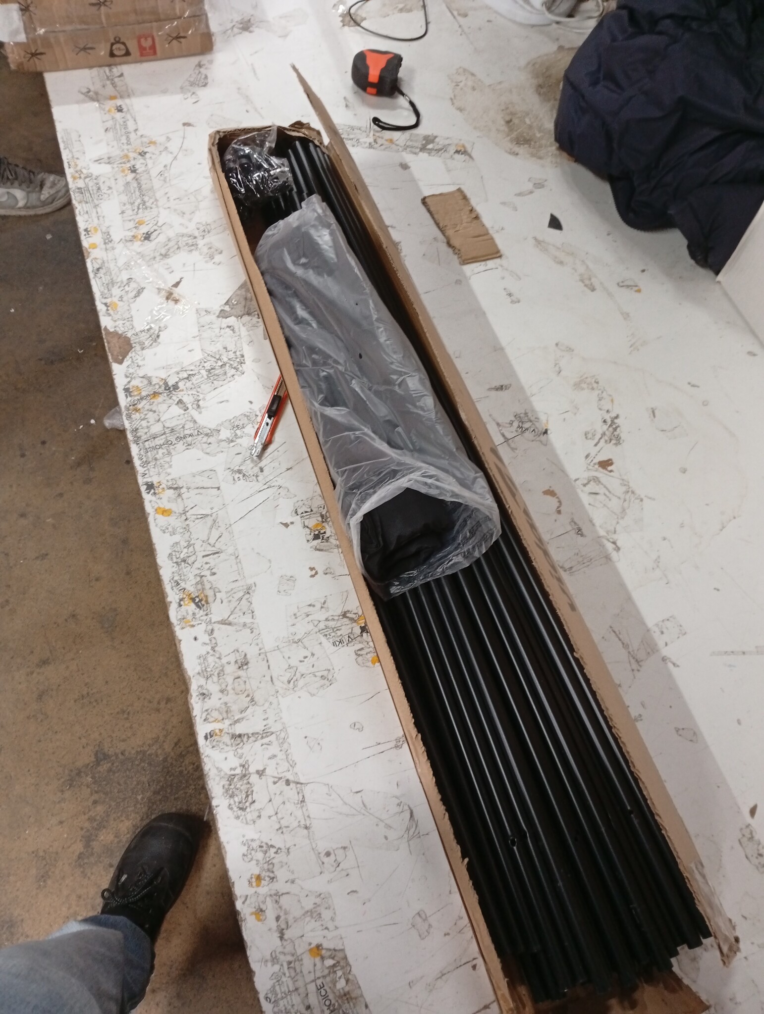 vidaXL Kamerscherm 6 panelen zwart - 55% Korting