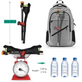 Krukken voor volwassenen, verstelbaar, rood - 30% korting