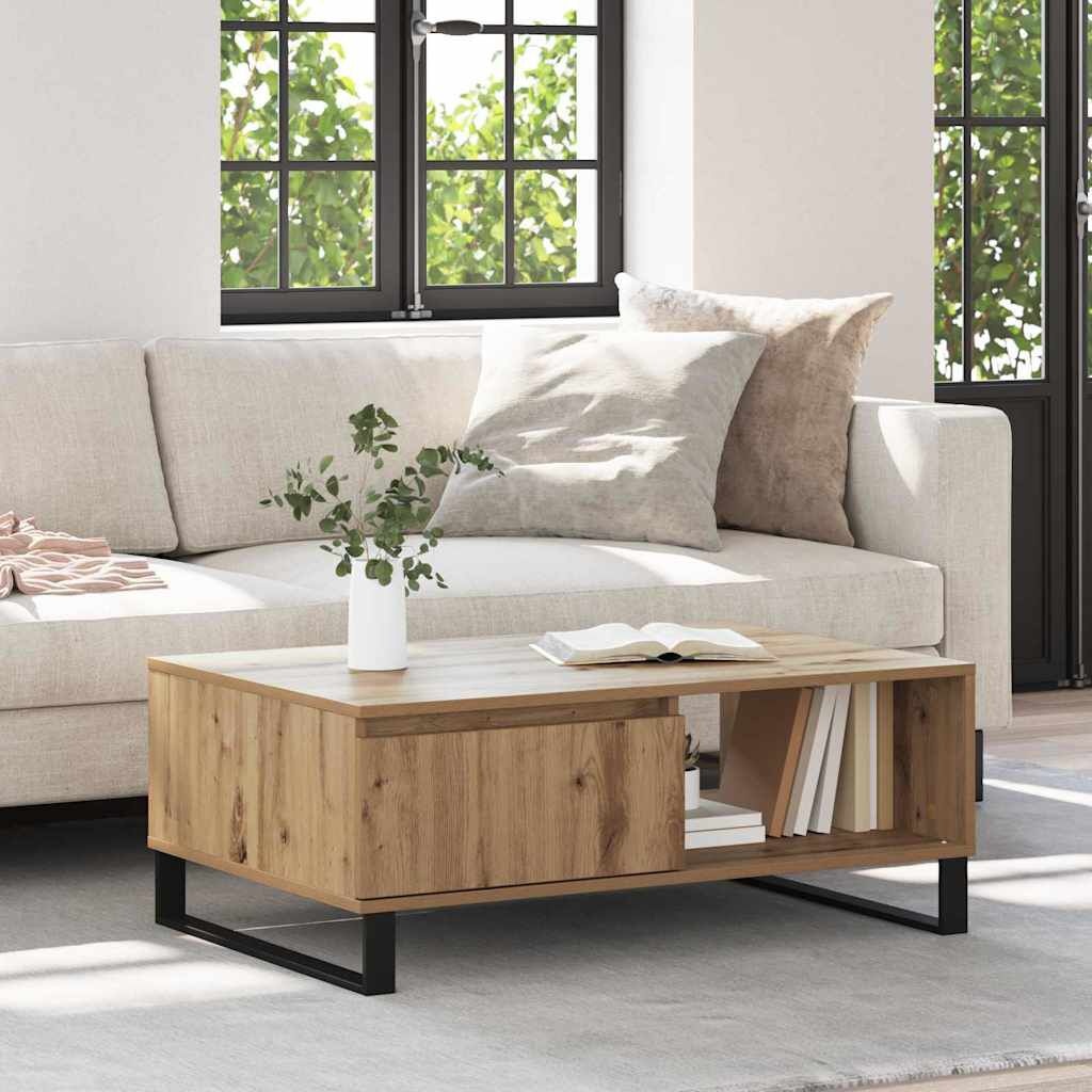 vidaXL Salontafel Artisanaal Eikenkleurig - 35% Korting